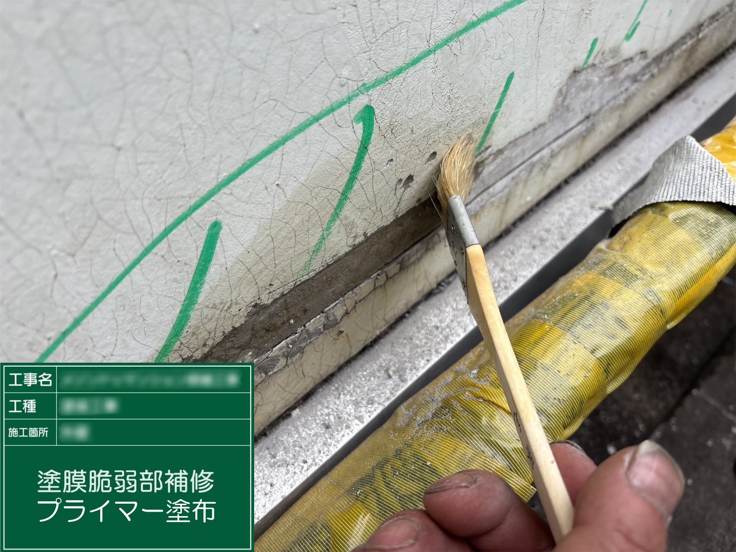 ④プライマー塗布